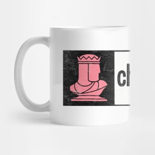 Retro 70s Chess King Store Mug